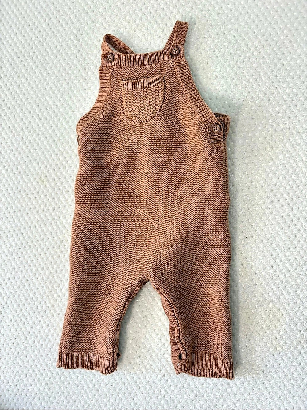 Carter's Knit Romper Brown Baby 9M